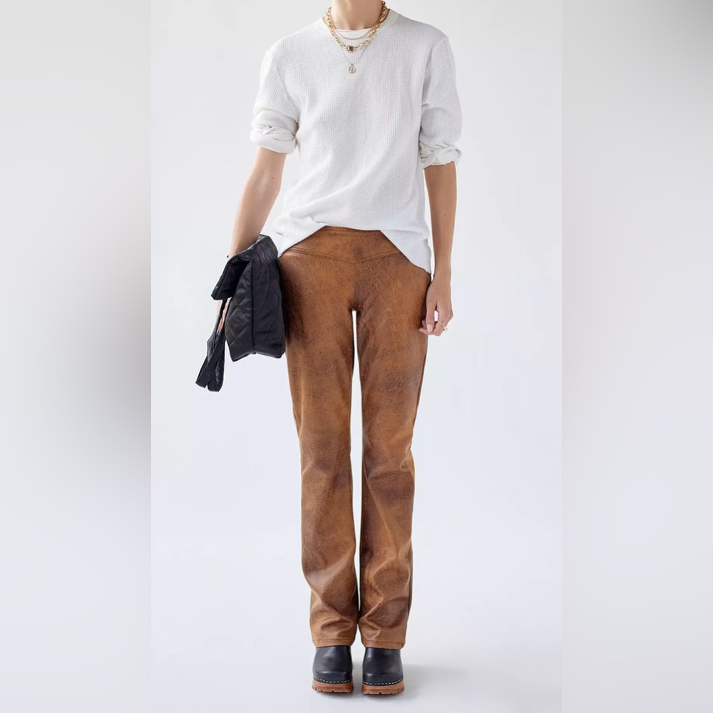 NWOT Urban Outfitters faux suede bootcut pants